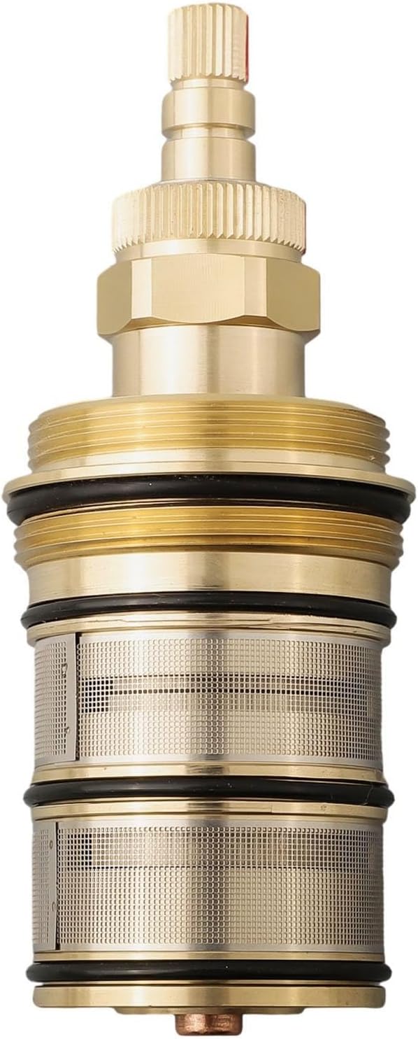 Thermostatventilkern Aus Kupfer, Ersatz-duschventilkern Aus Kupfer, Ventilspindelkern Für Badewannen- Und Duscharmaturen (20–48 °c), Thermostat-steuerventilkern