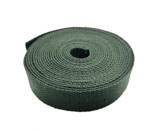 9 Meter Langes, Robustes Und Strapazierfähiges Baumwollgewebe, Geeignet Zur Herstellung Von Schultergurten, Griffen, Taschenriemen Und Outdoor-ausrüstungstaschen, Militärgrün.