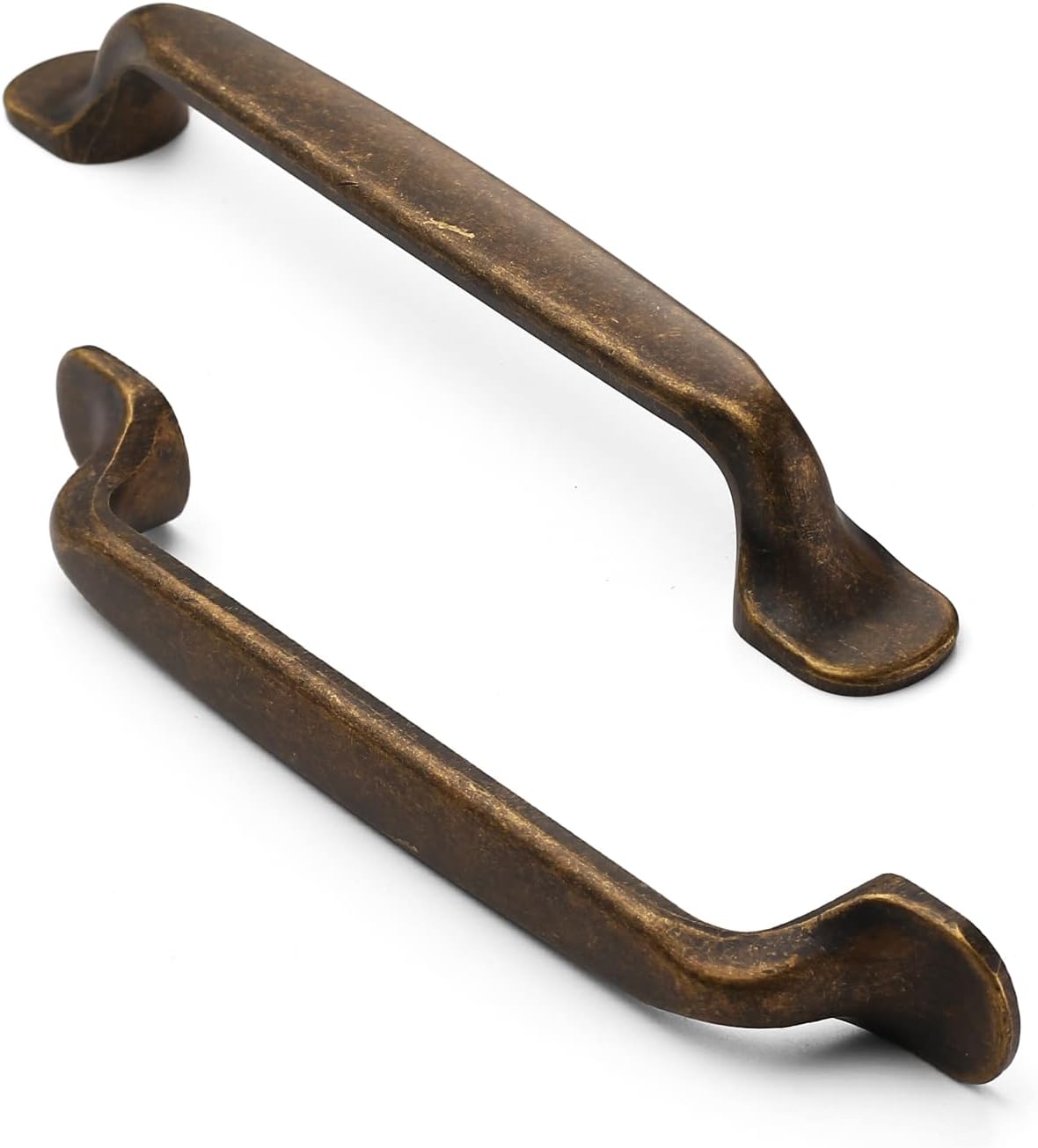 10-teiliges Set Vintage-schrankgriffe Aus Messing Mit 128 Mm Lochabstand Für Küchenschubladen Und -schränke.