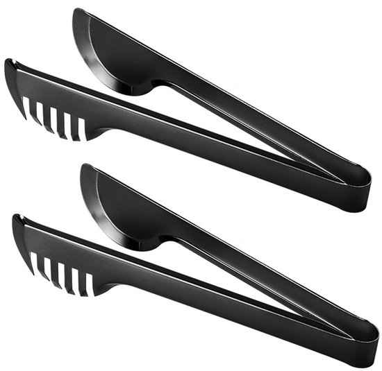 2-teilige Pastazange Aus Edelstahl, Grillzange, Salatzange, Brotzange, Rutschfest, Zum Kochen, Servieren, Für Salate Und Eis – Roségold