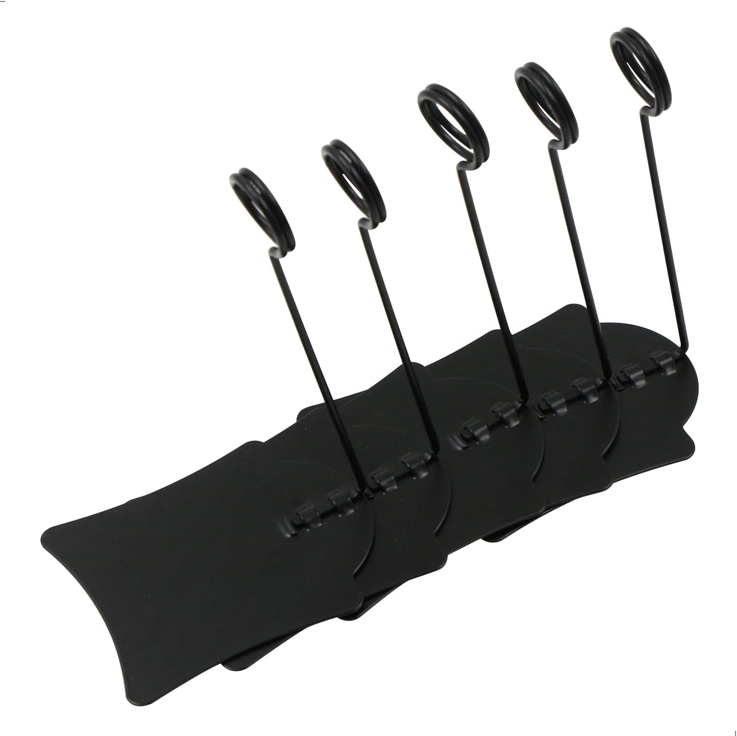 Aufstellbarer Etikettenhalter – Schwarzer Preisschildhalter, Geeignet Für Brot, Tischnummern – 10er-packung