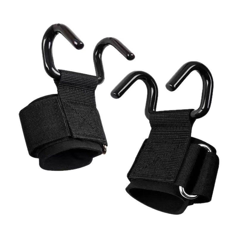 Paar Schwerlast-hebehaken – Tragkraft 272 Kg – 8 Mm Neopren-handgelenkpolsterung – Rutschfeste Stahlhaken Und Verstellbare Nylonbänder – Kreuzheben – Ziehen – 8 Mm