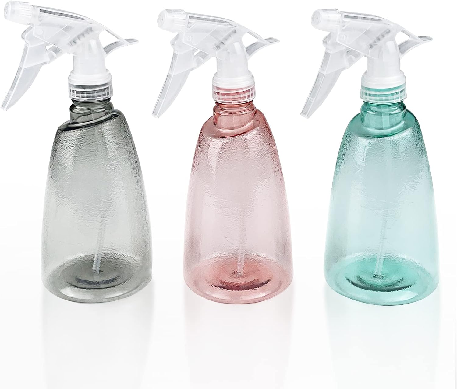 500-ml-sprühflaschen Mit Zerstäuberfunktion, Nachfüllbare Leere Sprühflaschen, Transparente Sprühflaschen, Kunststoffsprüher Für Pflanzen