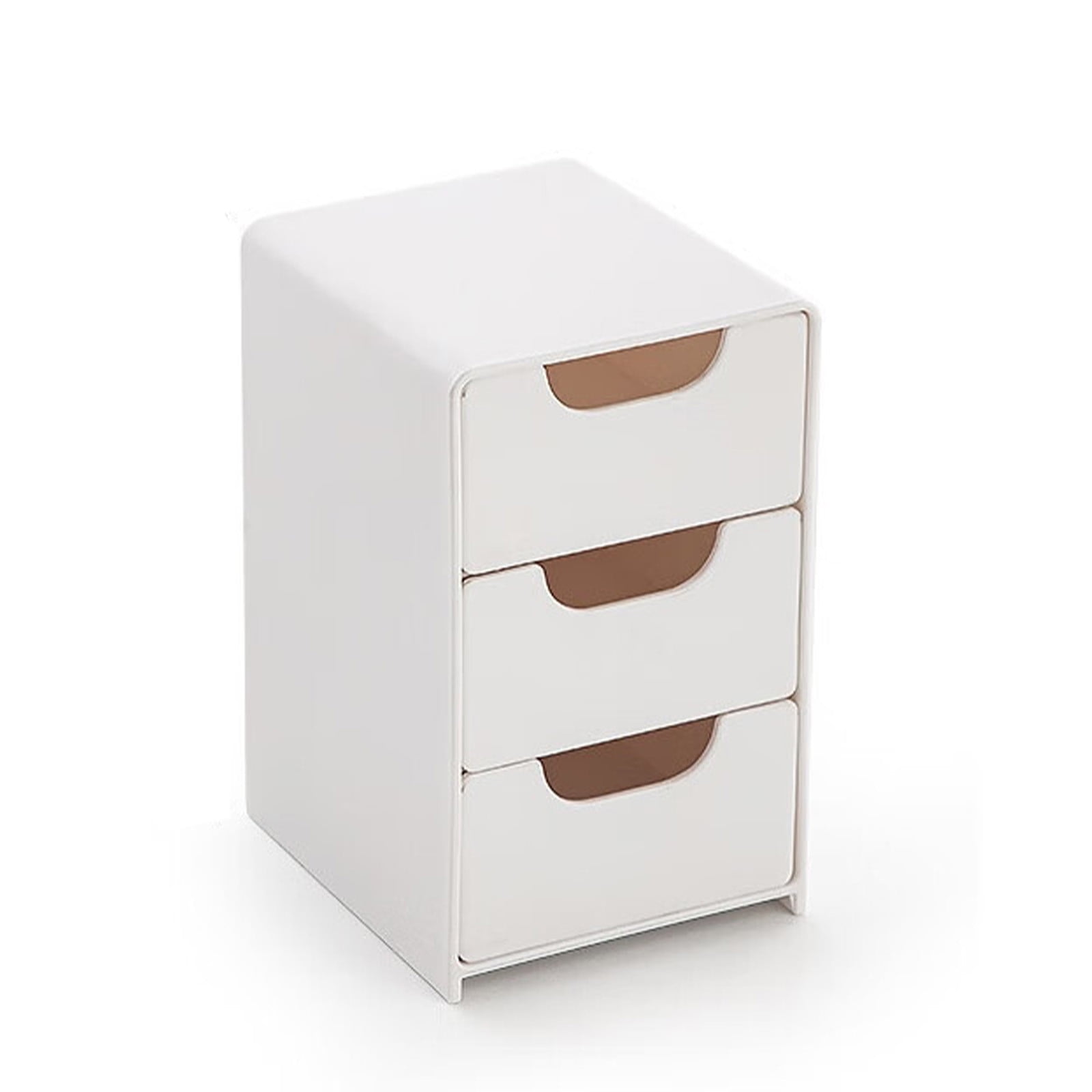 Kleiner Schubladenorganizer Aus Acryl, Dreilagiger Weißer Schreibtisch-organizer Für Bürobedarf, Mini-schubladenorganizer, Schreibtisch-organizer Für Kosmetik/schmuck.