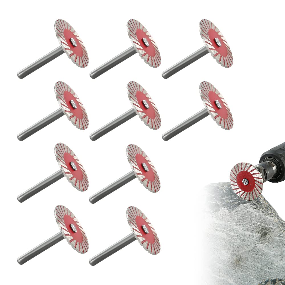 10-schneidiges Sägeblatt, 40 Mm X 0,2 Mm, Grau, Für Granit, Marmor, Keramik Und Fliesen, Diamond Turbo Mini-schnitzsägeblatt