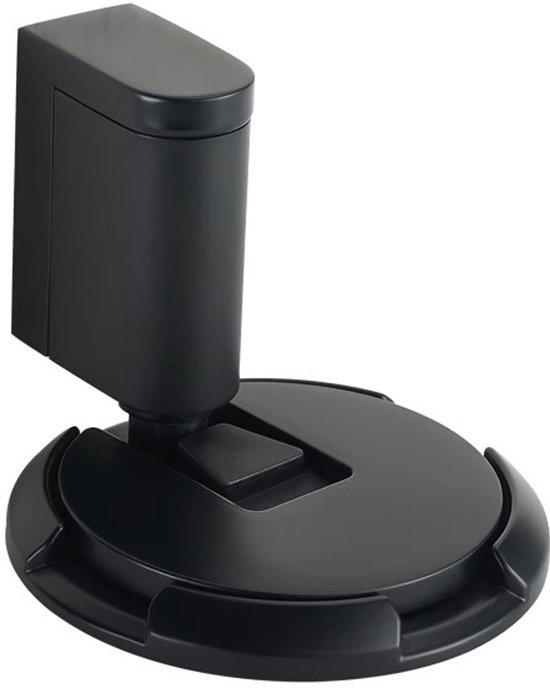 Leistungsstarker Magnetischer Türstopper, Verstellbarer, Bohrfreier Mechanischer Bodenstopper Mit Selbstklebendem Streifen, Für Türen, Böden Und Wände, Schwarz