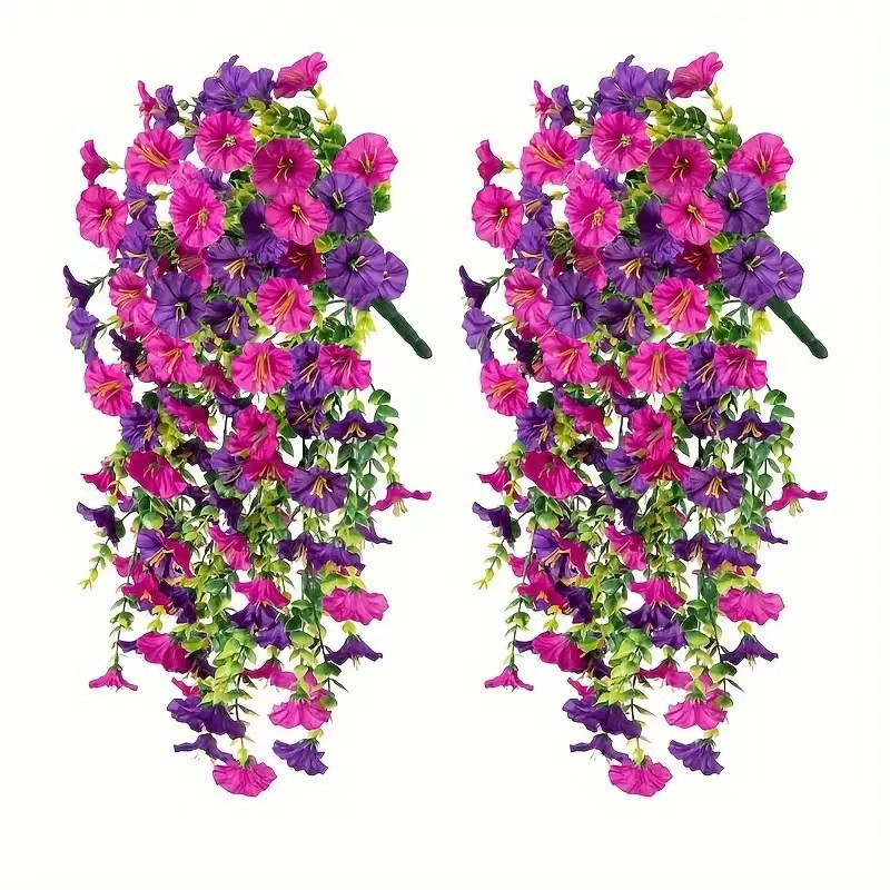 Künstliche Hängewinden, 2 Stück Realistische Künstliche Hängeblumen Für Den Außenbereich, Hochzeiten, Flure, Gärten.