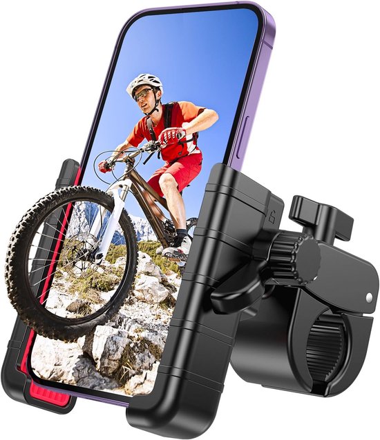Handyhalterung Fürs Fahrrad, Kamerafreundlich, 360° Drehbar, Passend Für Iphones/android-geräte Von 4,5 Bis 7 Zoll, Für Fahrräder, Motorräder Und Roller
