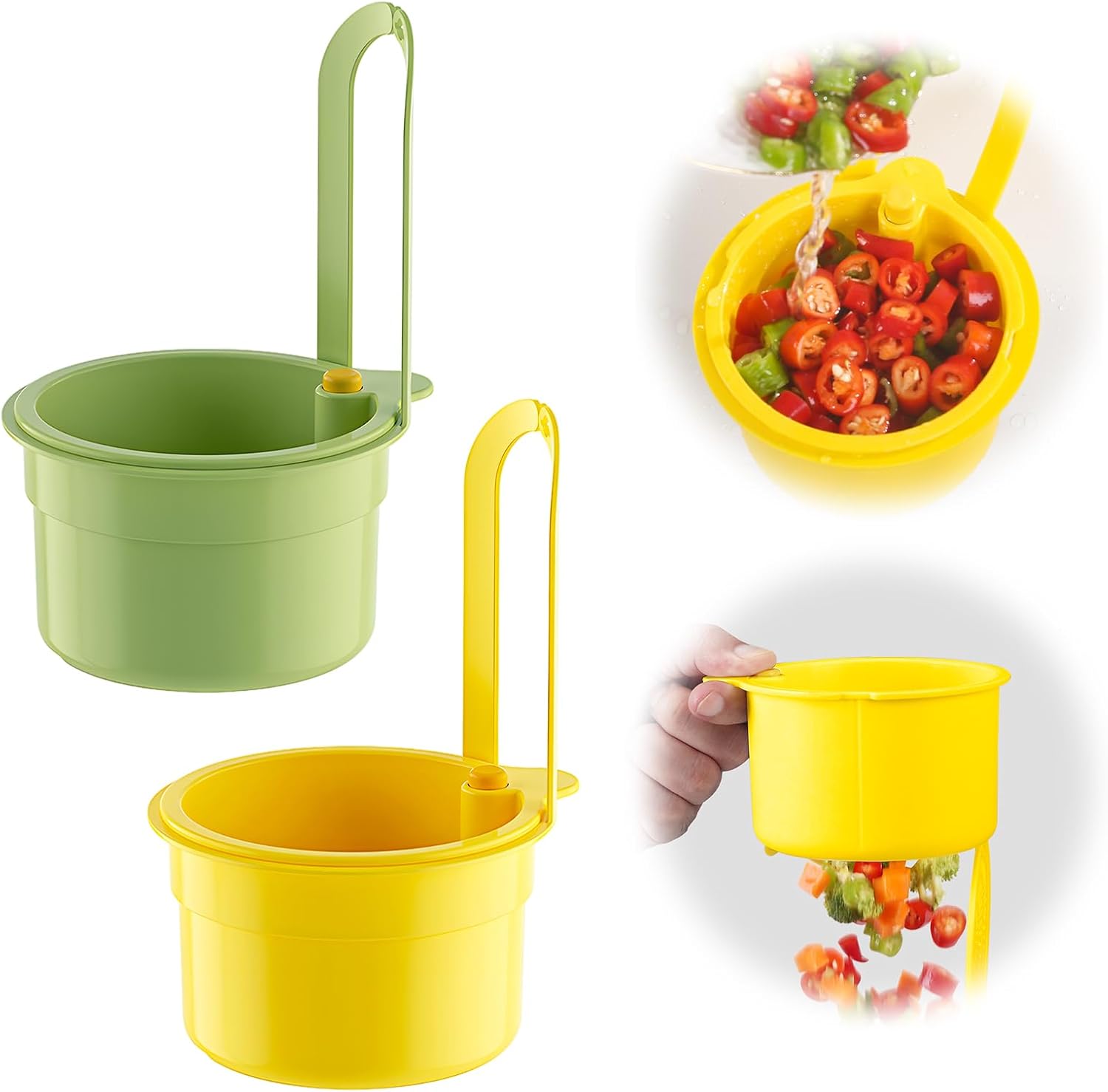 2er-pack Spülbeckensieb, Spülbeckensieb Mit Druckknopfverschluss, Hänge-wasserhahnsieb, Abnehmbares Silikon-spülbeckensieb, Schmierfrei