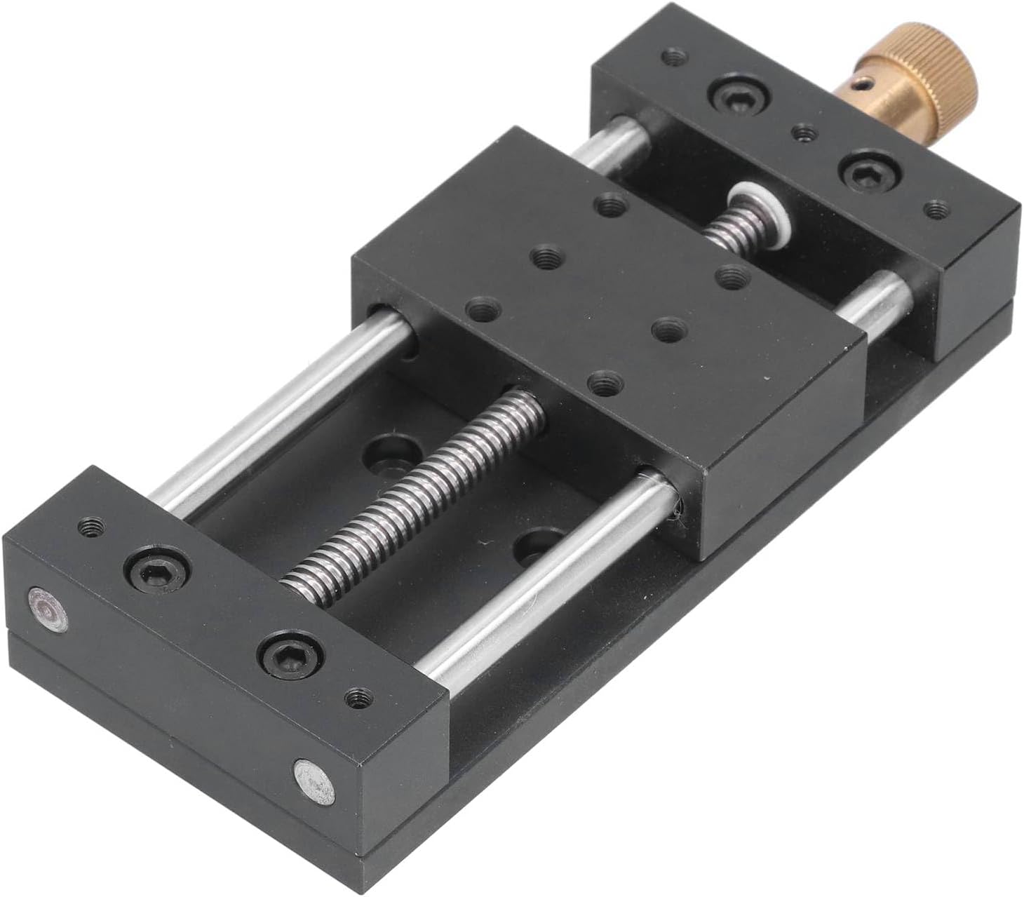 Lineartisch, Hochpräziser Lineartischantrieb Aus Aluminiumlegierung, 75 Mm/3 Zoll Verfahrweg, Manueller Schiebetisch, Linearführungstisch Mit