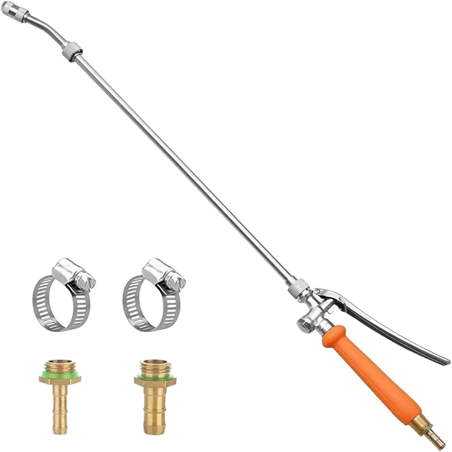 Teleskop-sprühstange Und Düse Aus Edelstahl Für Sprühen, Gartenarbeit, Landwirtschaft, Reinigung, Autowäsche, 1/4-zoll- Und 3/8-zoll-anschlüsse