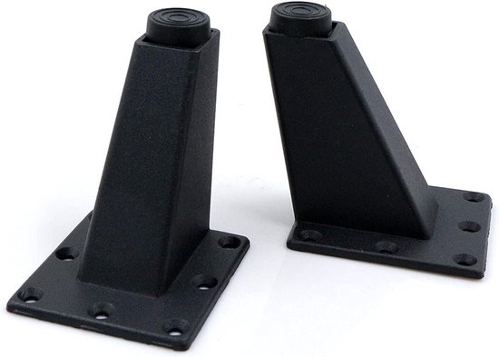 4-teiliges Set Höhenverstellbarer Möbel-, Tisch- Und Sofabeine Aus Aluminium (8x7x6,3 Cm)