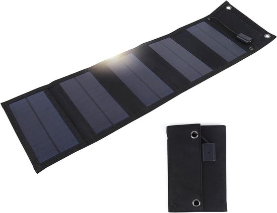 Faltbarer 20-w-solarlader Aus Monokristallinem Silizium Mit Usb-anschluss, Ip65