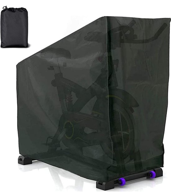 Vertikale Schutzhülle Für Indoor- Und Outdoor-fahrräder – 124 X 58 X 147 Cm – Schwarz