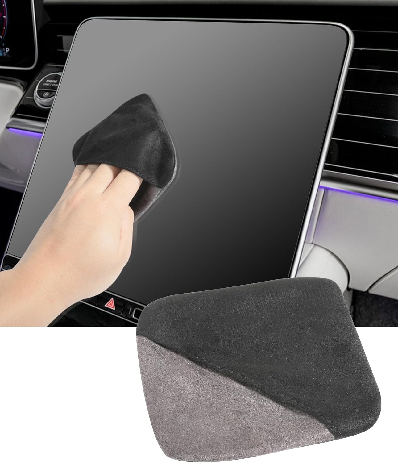 Reinigungstuch Für Autobildschirme - Autobildschirmreiniger - Touchscreen-reiniger - Mikrofasertuch - Lcd-bildschirme Für Armaturenbretter.