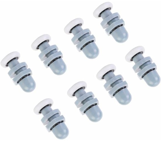 8er-packung 23 Mm Kunststoff-ersatzrollen Für Duschkabinentüren