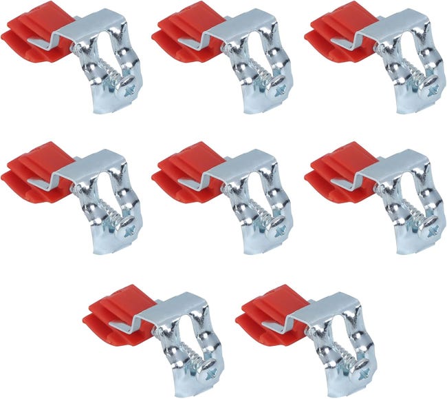 8-teiliges Spülbeckenklemmen-set, Einbau-spülbeckenklemme, Spülbecken-montageklemme, Küchenspülenklemme