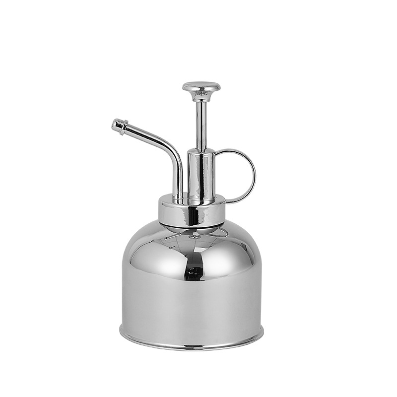 Pflanzensprühflasche Aus Edelstahl – Kleine Gießkanne – Modernes Gartengerät – Für Topfpflanzen – Zum Gießen Und Besprühen (glänzendes Silber)