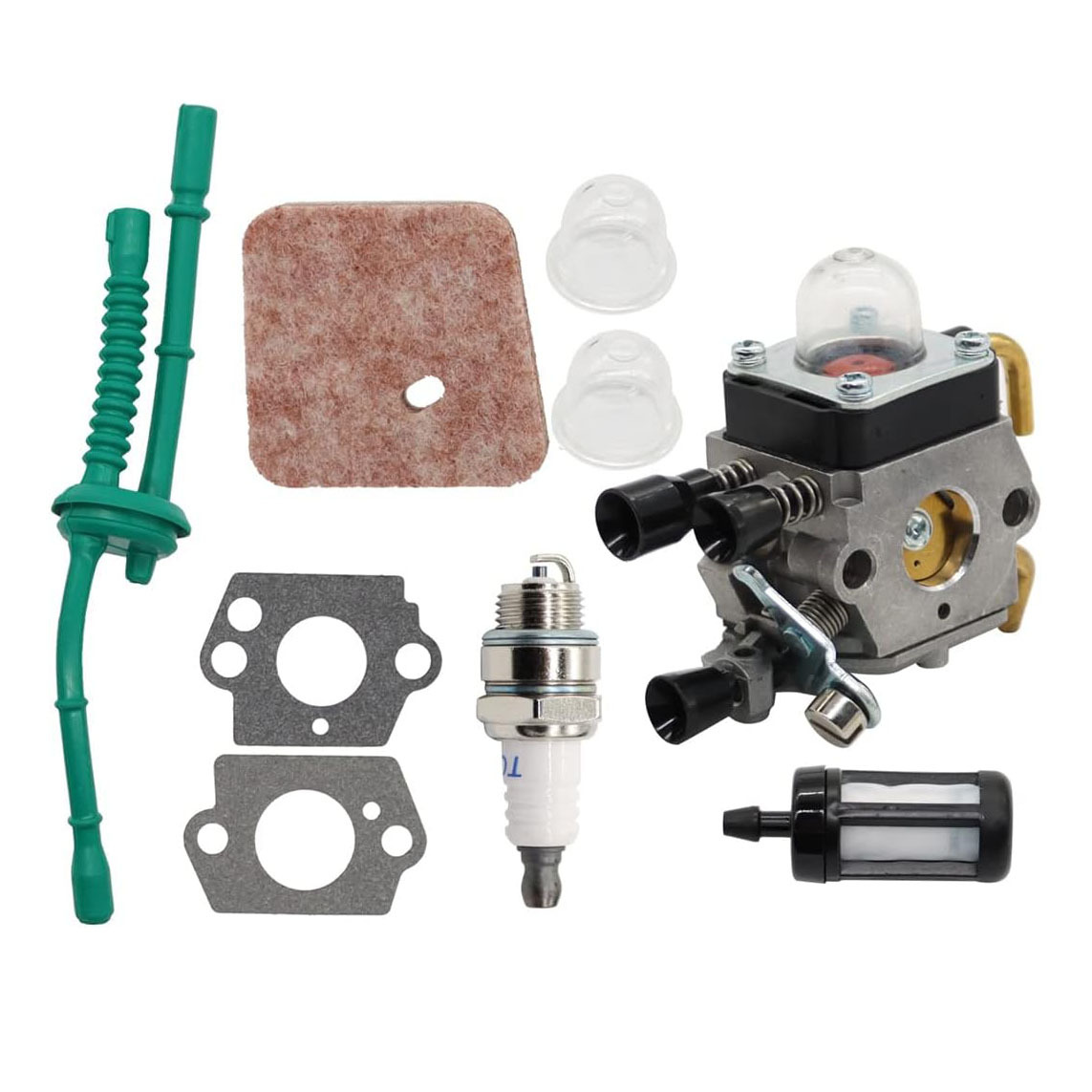 Vergaser-reparatursatz Für Stihl Fs38 Fs45 Fs46 Fs55 Fs74 Fs75 Fs80 Fs85 Hl45 Hl75 Hs70 Hs74 Km55 Km55r Rasenmähervergaser Mit Vergaser