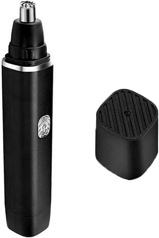 Elektrischer Nasen- Und Ohrhaartrimmer, 6000 U/min, Schmerzfreier Augenbrauentrimmer, Unisex (schwarz).