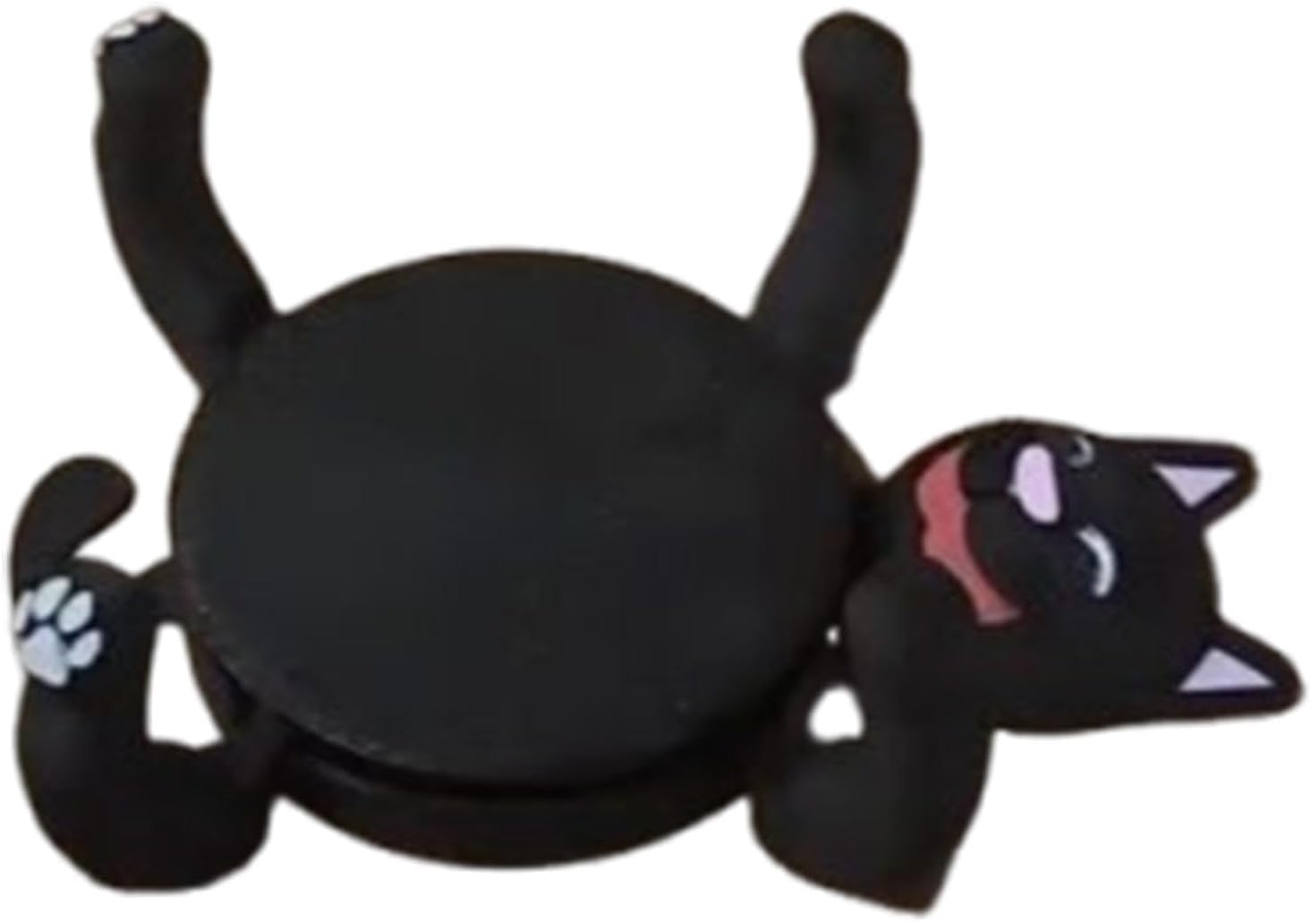 3d-gedruckte Katzenuntersetzer, Lustiger Katzenbecherhalter, Kreativer Katzenbecherhalter, Tischdekoration Für Tierliebhaber (schwarz)