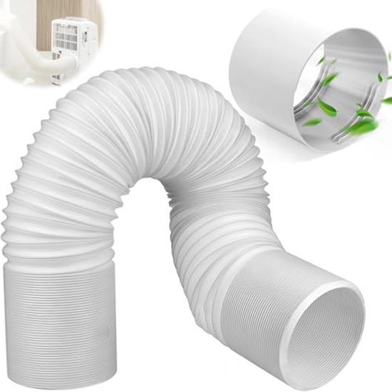 Abluftschlauch Für Klimaanlagen, Flexible Verlängerung Für Tragbare Klimaanlagen/wäschetrockner, 15 Cm Durchmesser X 200 Cm Länge