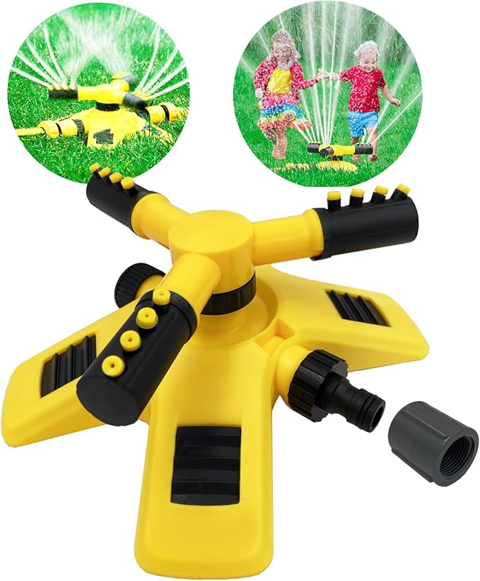 2er-pack Wassersprinkler Für Kinder Und Kleinkinder, Drehbare Düsen, Sommerliches Wasserspielzeug Für Terrasse Und Rasen, Für Kinder Von 3-8 Jahren, Jungen, Mädchen Und Haustiere