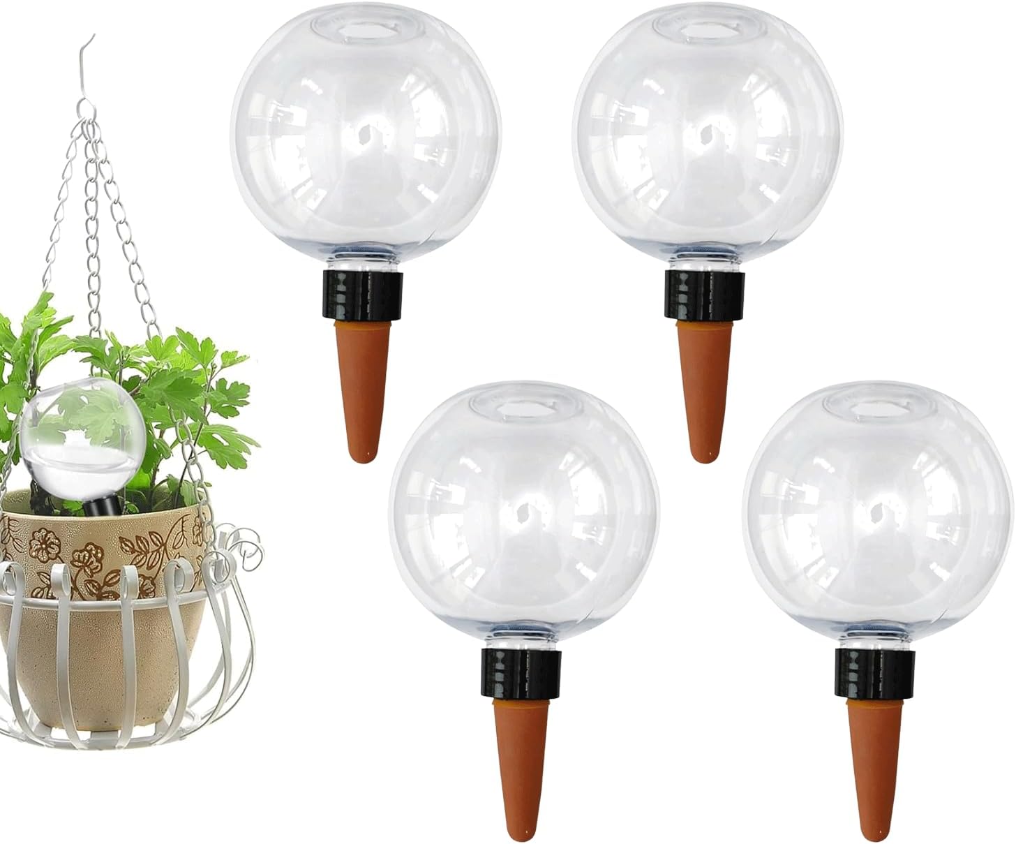 Automatische Bewässerungskugeln – Pflanzen – 500 Ml – Transparente Bewässerungskugeln – Wasserkugeln – Bewässerung Von Schlafzimmern, Balkonen Und Gartenpflanzen – 500 M