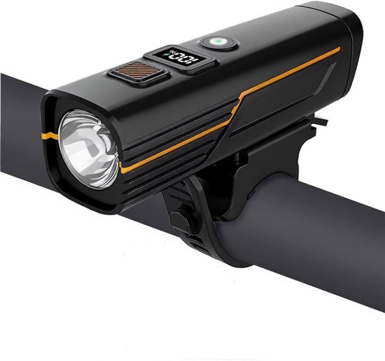 Fahrradbeleuchtung Mit Lichtsensor Und Digitalanzeige, Wiederaufladbare Led-vorder-/rückleuchte, Fahrradtaschenlampe