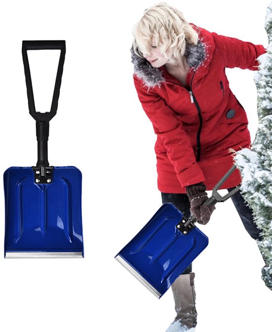 Lawinenschaufel - Schneeschaufel - Klappschaufel - Notfallschaufel Mit Dh&le - Aus Robustem Aluminium - Tragbar - Für Gartenarbeit - Winter - Auto