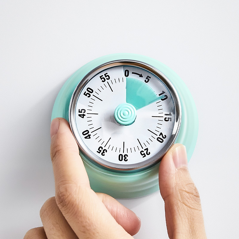 Küchentimer, Mechanischer Timer, Erinnerungsuhr, Rund, Wecker, Countdown-uhr, Magnetischer Timer.