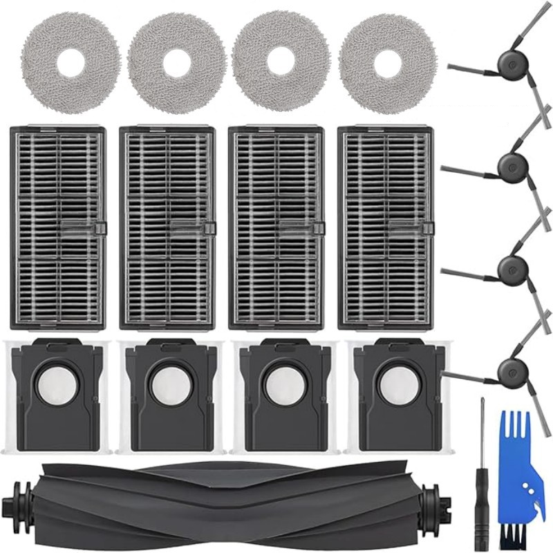 19-teiliges Zubehörset Für Den Roboterstaubsauger Dreamdreame Pro/x40ultra/l40 Ultra