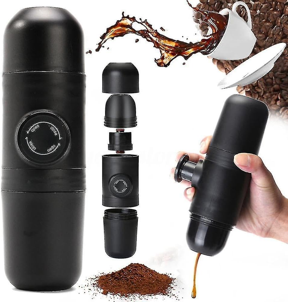 Manuelle Kaffeemaschine, Tragbare Espressomaschine, Reisekaffeemaschine, Kanne, Manuelle Kaffeemaschine, Outdoor-camping