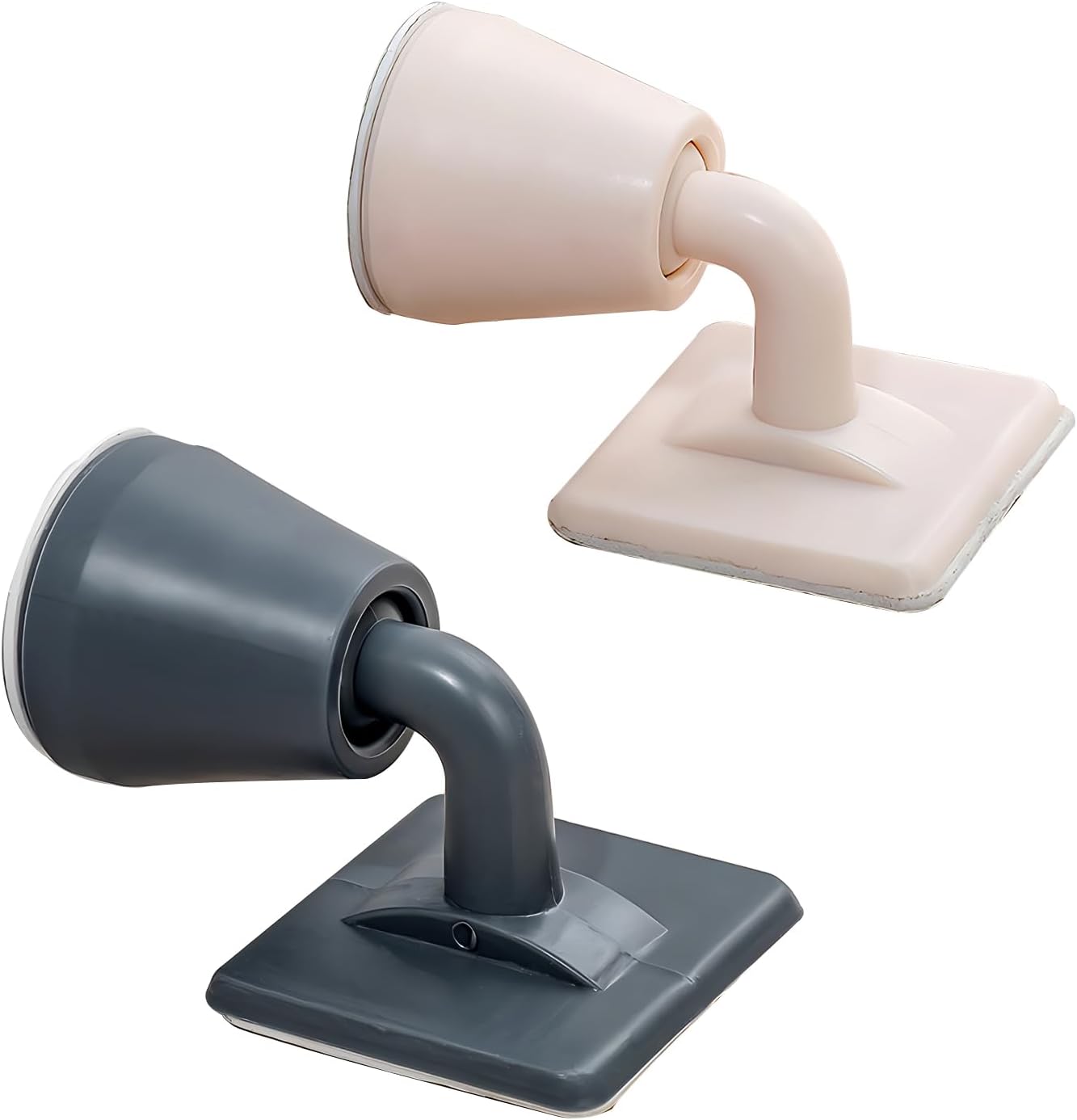2-teiliger Wand- Und Türstopper Mit Magnethalterung Und Schloss Halbmondförmiger Türstopper Schützt Wände Und Türen Vor Beschädigungen – 2-teilig