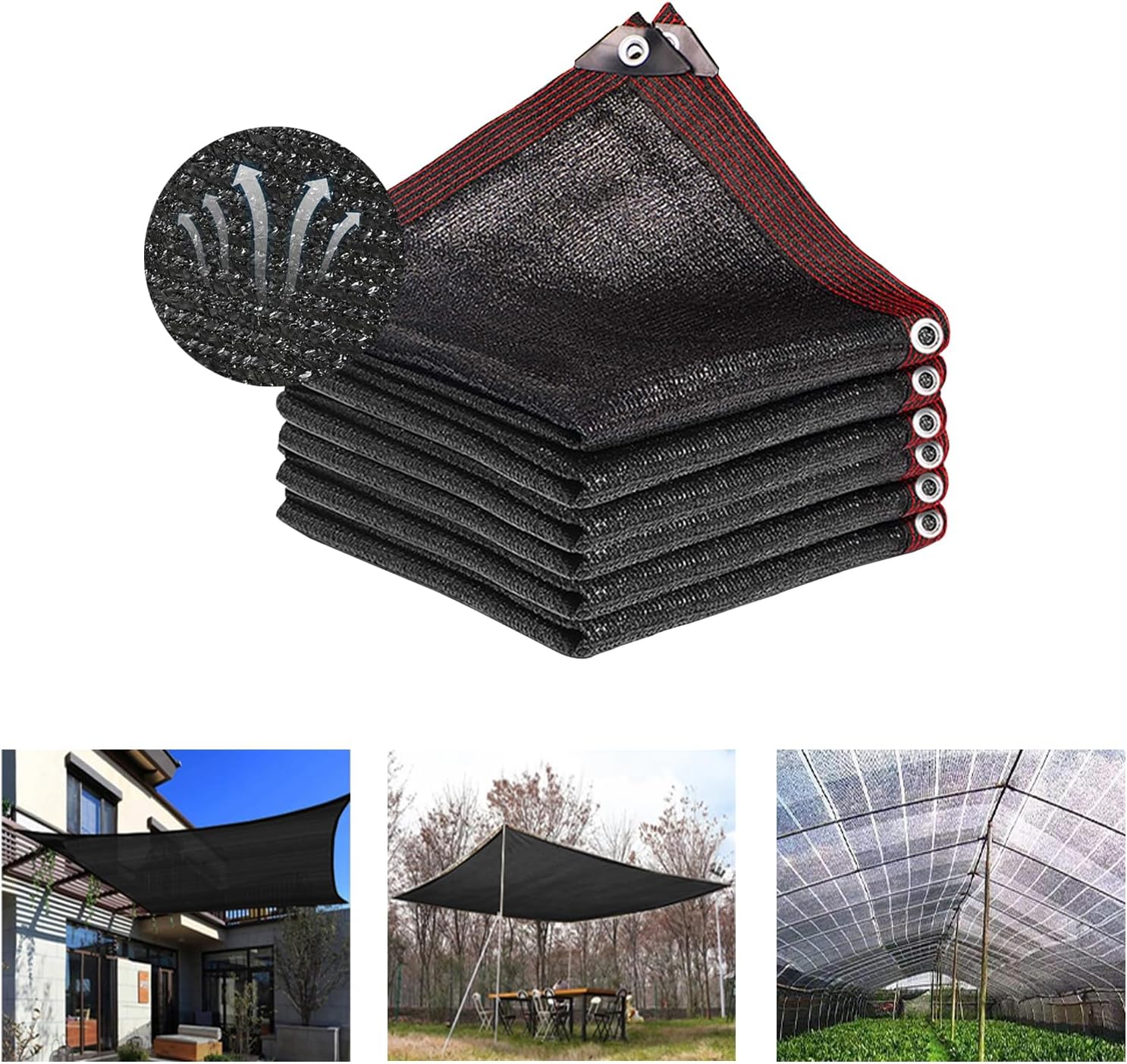 Schwarzes, Schmutzabweisendes Netz Mit Uv-schutz, Geeignet Für Gartenpavillons, Gärten, Gewächshäuser Und Außenbereiche. Größe: 4 X 8 Meter.