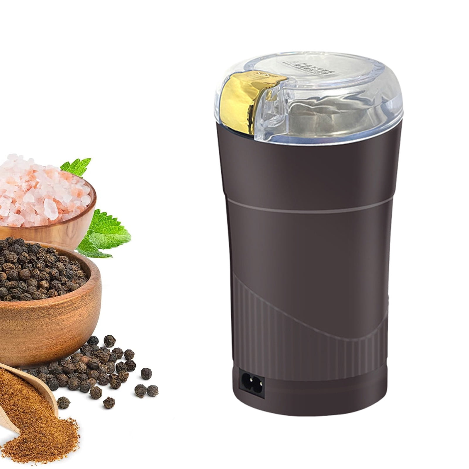 Elektrische Gewürzmühle, 80 G Großes Fassungsvermögen, Klingen Aus Edelstahl, Geeignet Für Kaffeebohnen, Nüsse Und Körner.