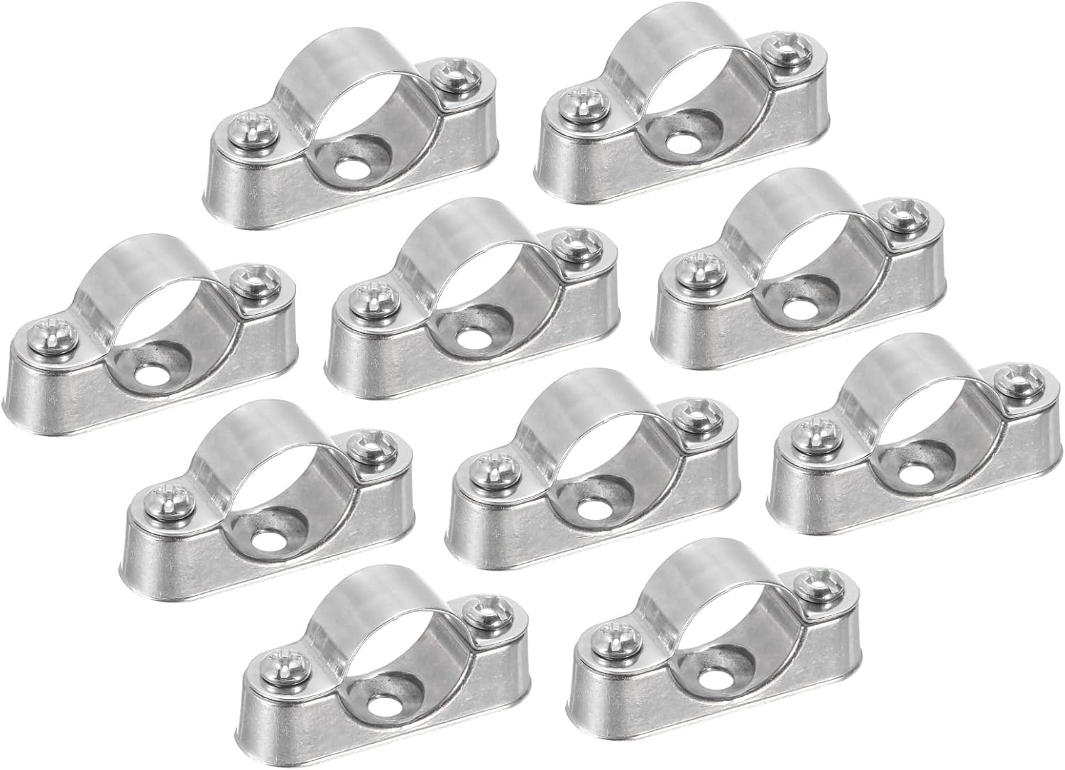 10-teiliges Rohrschellen-set Für 3/4 Zoll (20 Mm) Rohre - Wand- Und Deckenmontage Möglich.