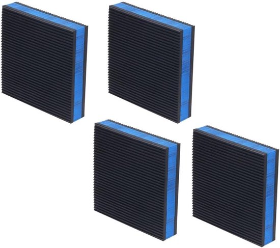 Eva-gummi-vibrationsdämpfer, 4er-set Vibrationsmatten Für Waschmaschine, Klimaanlage, Wärmepumpe, Rutschfeste Pads, 100 X 100 X 22 Mm, 3 Mm