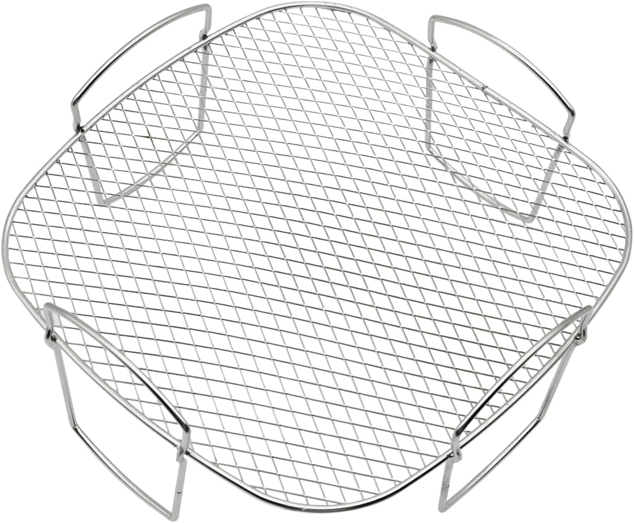 Zubehör Für Grillroste Von Airfryern, Grillroste Aus Edelstahl Und Dampfgrillroste (21 X 21 X 9 Cm)