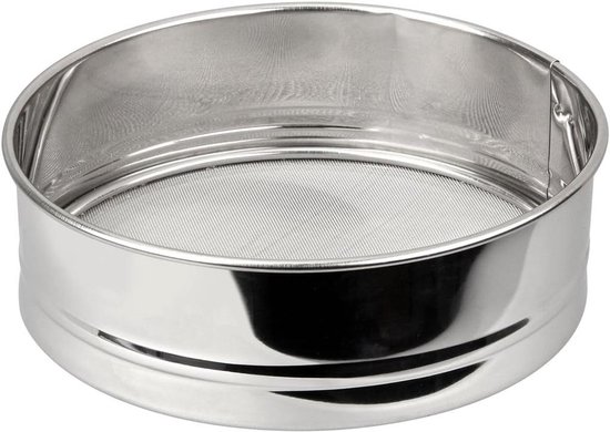 Feines Edelstahl-küchensieb – Quinoa-sieb – Silber – Probensieb – Laborsieb – Filtrationsgewebe – 20 X 5 Cm