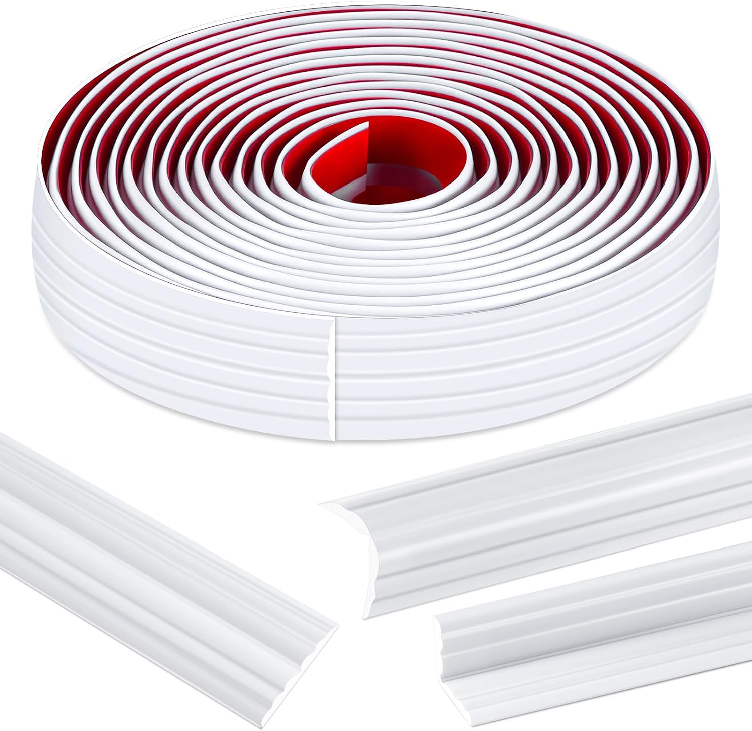 Pvc-eckenschutz, 400 × 2 Cm Flexible, Selbstklebende Eckenschutzleisten, Wandeckenschutzleisten