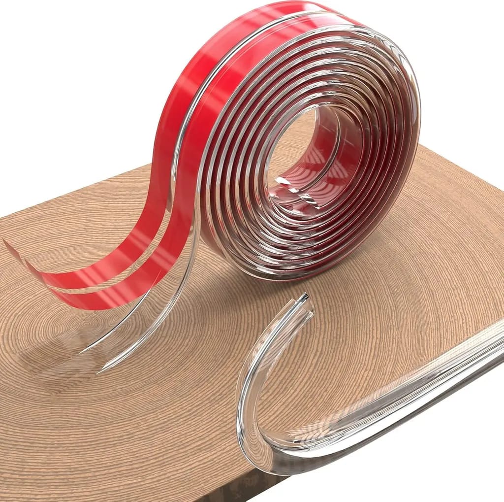 10 Mm X 5 M Transparenter Eckenschutz Für Babytische, Geruchlos, Ungiftig, Selbstklebend