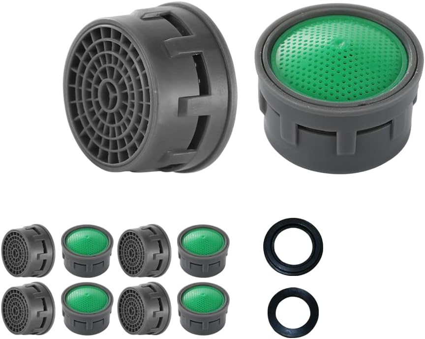 Strahlregler Für Wasserhähne, 4,75 Gpm (18,3 L/min), Einsatztyp, 10er-packung, Nur Für Badezimmerarmaturen – Grün