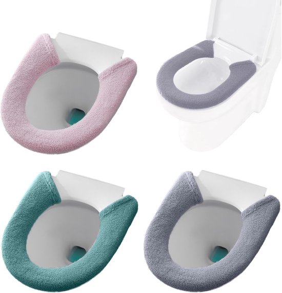 Dreiteiliges Wc-sitzbezug-set, Weiches Und Bequemes Universalkissen