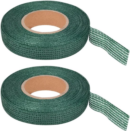 2er-pack Pflanzenbinder, Gartenbindeseile, Stützkabel, 3 Cm X 50 M, Grün