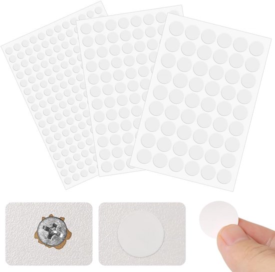 162 Weiße Pvc-schraubkappen, Selbstklebende Schraubkappen, Abdeckungen Für Wandschraubenlöcher, Geeignet Für Bürowände, Schränke, Holzreparaturen, 20 Mm Durchmesser