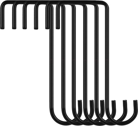 6er-pack Robuste Edelstahl-zaunhaken – 15,5 X 5,5 Cm – Tragkraft Bis Zu 20 Kg – Für Den Innen- Und Außenbereich – Gartengerät – Futterstellen