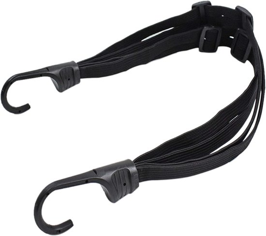 Gepäckgurte, 2 Stück, Fahrrad-bungee-gurte Mit Haken, Spanngummi, 60 Cm/90 Cm, Verstellbar, Elastisch, Für Helm Und Motorrad
