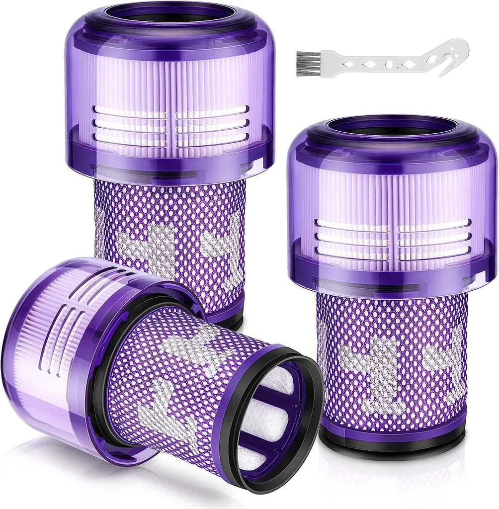 Geschikt Für Dyson V12 Detect Slim Absolute 3 Hepa-filter, Ersatzfilterzubehör Für Geschikt Für Dyson V12 Staubsauger, Waschbar.