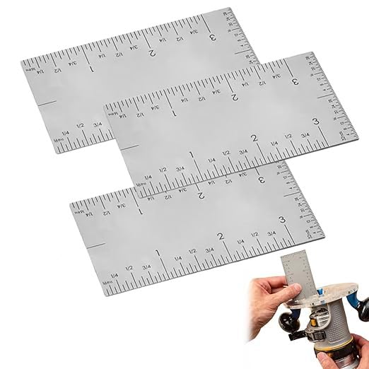 Quadratisches Lineal, Robustes Präzisionslineal Aus Edelstahl, Kantenlineal Aus Edelstahl Für Holzbearbeiter, Für Gut Lesbare Markierungswerkzeuge (1 Stück)